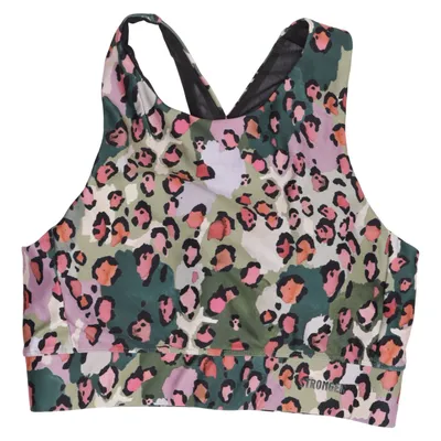 Sports bra (Multicolored) from Stronger Elastane, Recycled polyester