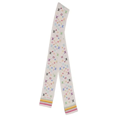 Suit scarf (White, Multicolored) from Louis Vuitton Silk