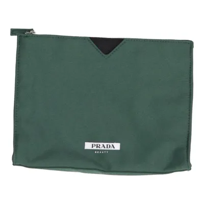 Toilet bag (Green) from Prada Beauty Recycled polyester