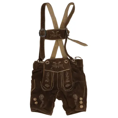 Lederhosen (Brown) from Moser Cotton, Leather