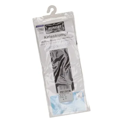 Chaussettes hautes (Noir) de Kunert Élasthane, Polyamide