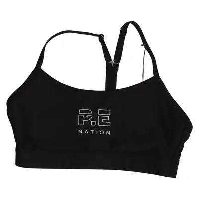 Sport-BH (Schwarz) von P.E Nation Elasthan, Recyceltes Polyester