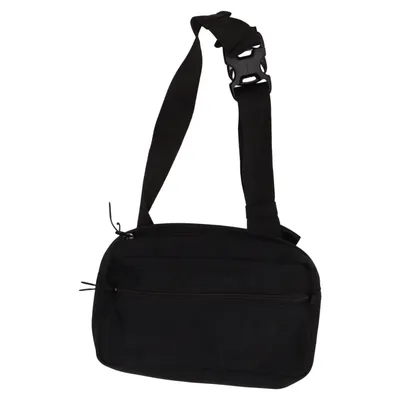 Waist bag (Black) from Cleptomanicx Recycled polyester