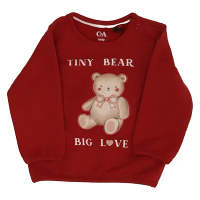 Sweatshirt (Rot) von Baby C&A Baumwolle, Polyester
