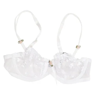 Soutien-gorge (Blanc) de Nuance Élasthane, Polyamide, Polyester
