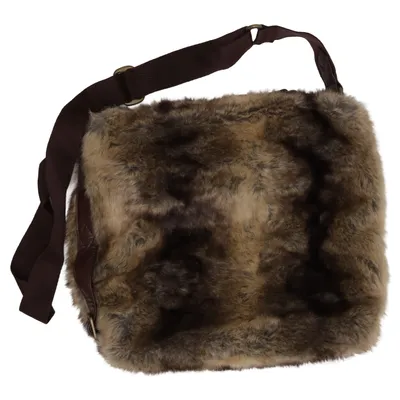 Sac à bandoulière (Marron, Beige) de Monoprix Autre Ton