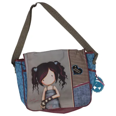 Shoulder-bag (Blue, Gray, Multicolored) from Santoro