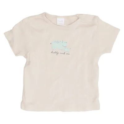 T-shirt (Beige) van Smile Organisch katoen