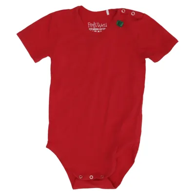 Body (Röd) från Fred's World by Green Cotton Elastan, Ekologisk bomull