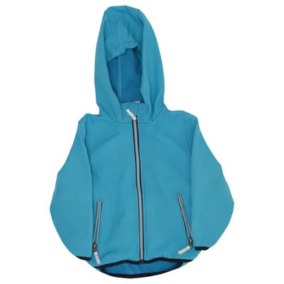 Softshell jacket (Blue) from Topomini Elastane, Polyester
