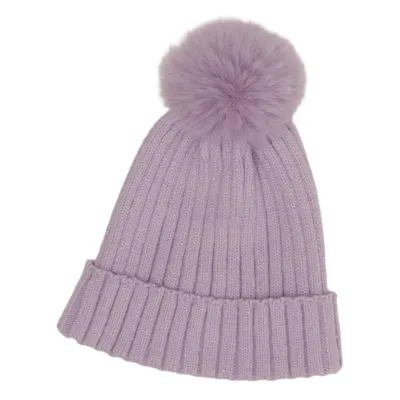 Bobble hat (Purple) from Primark Cares Metallic fiber, Polyester