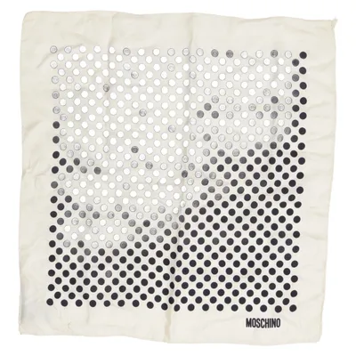 Mouchoir (Noir, Blanc) de Moschino