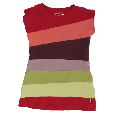Dress (Red, Multicolored) from Jako-O Cotton, Elastane