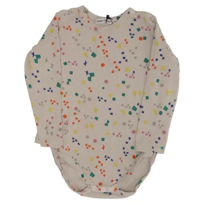Body (Beige, Multicolored) from Bobo Choses Elastane, Organic cotton