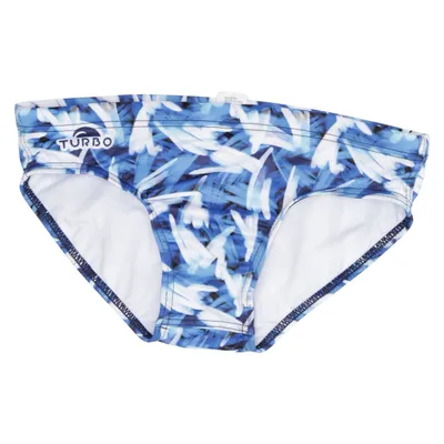 Träningsshorts (Blå, Vit) från Turbo Polybutylen, Polyester