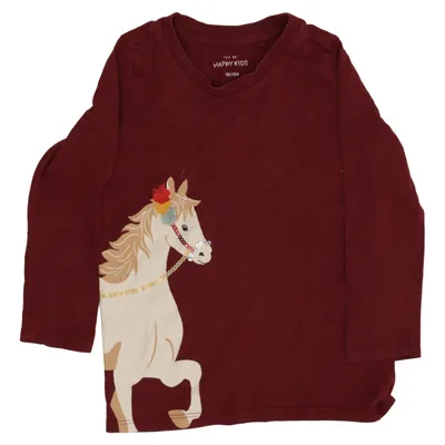 Langarmshirt (Rot) von Happy Kids by Tchibo Bio-Baumwolle