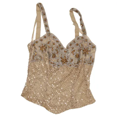 Bustier (Beige) fra Apart Polyamid, Polyester