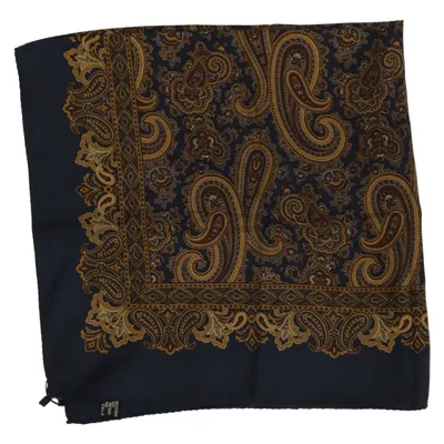 Handkerchief (Blue, Gold) from Etro Silk