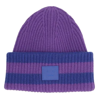 Beaniemössa (Lila, Blå) från Acne Studios Ull