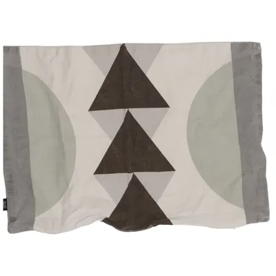 Housse de coussin (Blanc, Gris, Vert) de Ferm Living Coton biologique