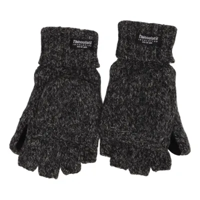 Fingerless gloves (Gray, Black) from Thinsulate