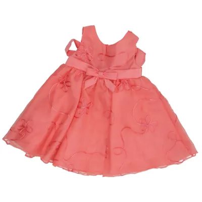 Robe de fille de fleur (Rose) de Rare Editions Polyamide, Polyester