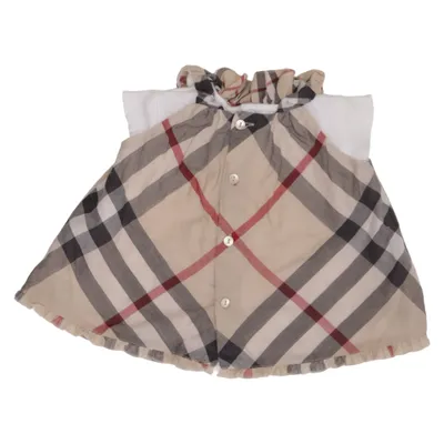 Dress (Beige, Black, Red) from Burberry Cotton