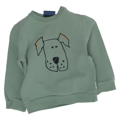 Sweatshirt (Vert) de Sanetta Coton, Élasthane