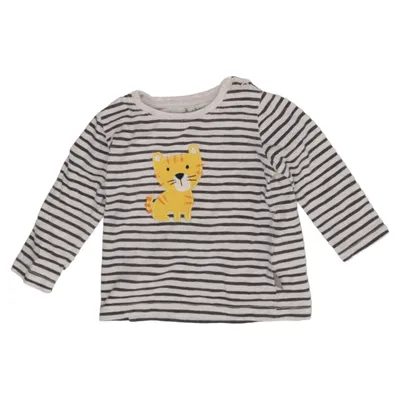 Langarmshirt (Grau, Weiß) von Sigikid Baumwolle, Polyester