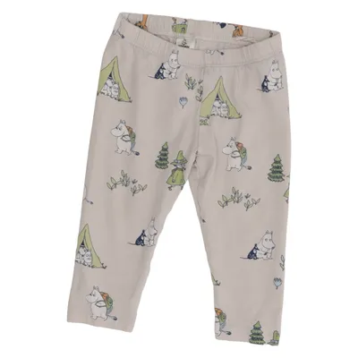 Leggings (Beige, Flerfarvet) fra Moomin by Lindex Økologisk bomuld