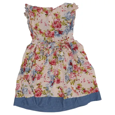 Kjole (Beige, Flerfarvet) fra Bonnie Jean Elastan, Polyester, Viscose