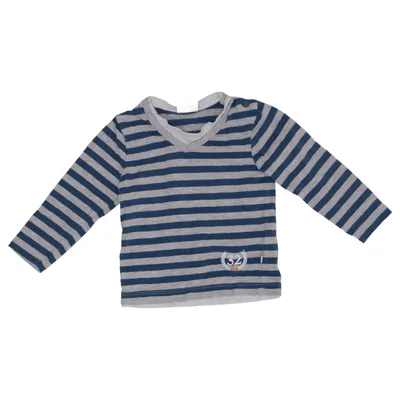 Langarmshirt (Blau, Grau) von My Little Bear Baumwolle