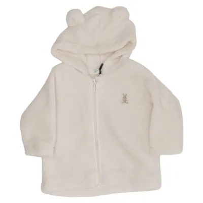 Hoodie (White) from Benetton Baby Polyester