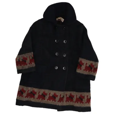 Jas (Blauw, Beige, Rood) van Chipie Acryl, Wol