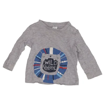 Long sleeve T-shirt (Gray) from Baby Club by C&A Cotton, Viscose