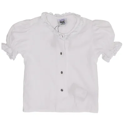 Dirndlblus (Rosa, Vit) från Ramona Lippert Bomull, Polyester