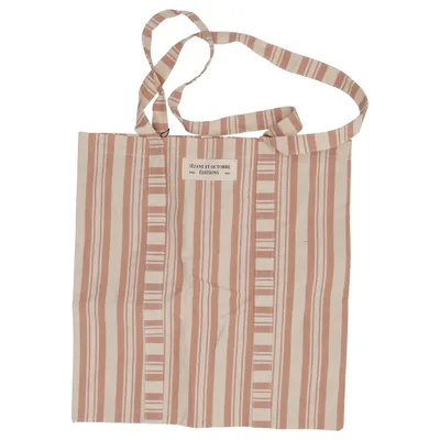 Canvas tas (Beige, Rood) van Sézane Gerecycled katoen