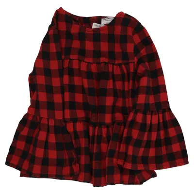 Klänning (Röd, Svart) från Koton Kids Bomull, Polyester