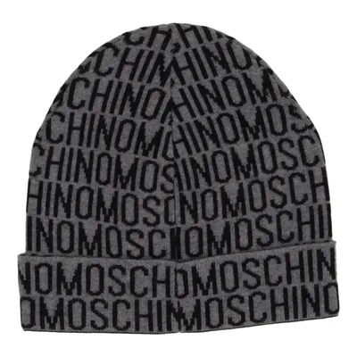 Beaniehue (Grå, Sort) fra Moschino Uld