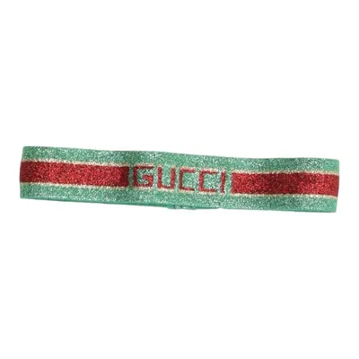 Bandeau à cheveux (Vert, Rouge, Multicolore) de Gucci