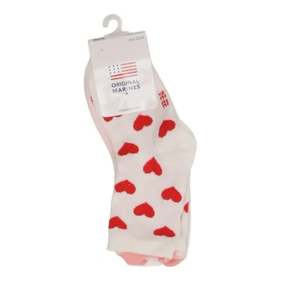 Chaussettes (Blanc, Rouge) de Original Marines Coton, Élasthane, Polyamide