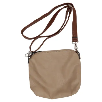 Shoulder-bag (Beige, Brown) from Hanna White