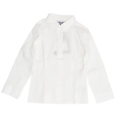 Chemise (Blanc) de Dolce & Gabbana Junior Coton, Élasthane, Polyamide