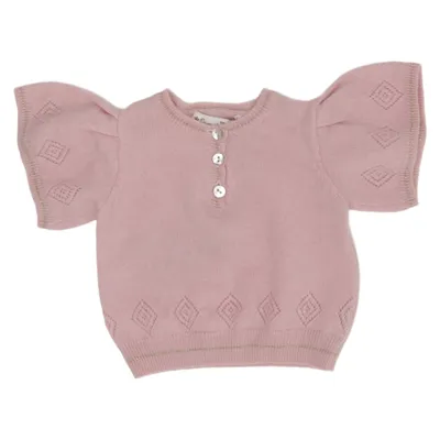 Strickpullover (Pink) von Oscar et Valentine Kaschmir