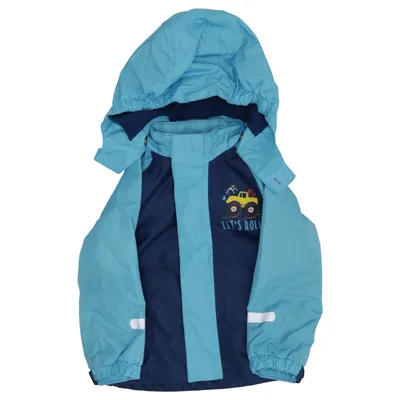 Rain jacket (Blue, Multicolored) from Pocopiano Recycled polyester