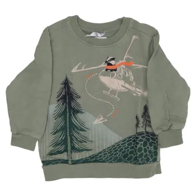 Sweatshirt (Green) from Carter's Cotton, Elastane