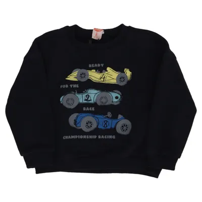 Sweatshirt (Blå, Flerfarvet) fra Koton Baby Bomuld, Polyester, Viscose
