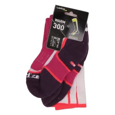 Træningsstrømper (Warm 300) fra Wedze Akryl, Elastan, Polyamid, Polyester, Uld