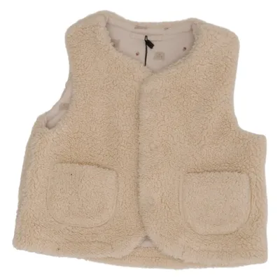 Outer vest (Beige) from Uniqlo Baby Cotton, Polyester