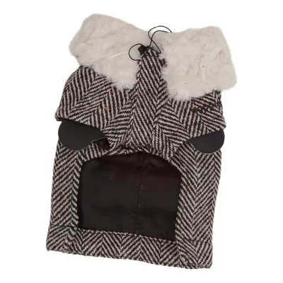 Dog coat (Gray, Black) from Puppia